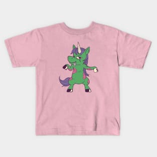 Funny Halloween Zombie Unicorn Kids T-Shirt